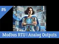 6 Analog Outputs Modbus RTU Tutorial