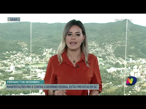 Manifestações pró e contra o Governo Federal estão previstas em Santa Catarina