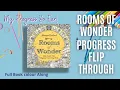 Progress Flip Through Rooms of Wonder Full Book Colour Along Johanna Basford