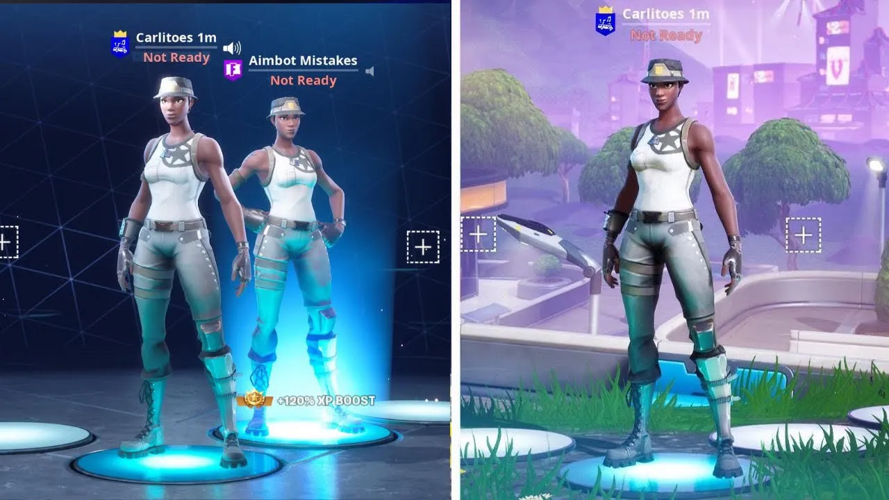 So I Joined This HACKER THAT HAD EVERY UNRELEASED SKIN in FORTNITE and he took me BACK TO SEASON 1..