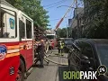 Fire Breaks Out on the Roof of Belz Shul 2018