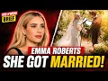 Emma Roberts Just Got Married Inside Her Private Idaho Wedding