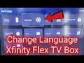 How To Change Language On A Xfinity Flex TV Box