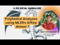 Polyhedral Analyses using MLIR s Affine dialect - Vinayaka Bandishti