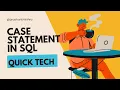 Case statement in sql in hindi when Then SQL Quick Tech Prashant Mishra