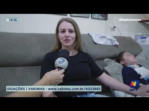 Família de menino sobrevivente de afogamento busca ajuda para custear cirurgia em Rio do Sul