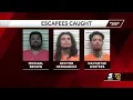 Escaped Caddo County Jail inmates caught in OKC area