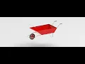 Rendered Animation of wheelbarrow Exploded View Solid EDGE