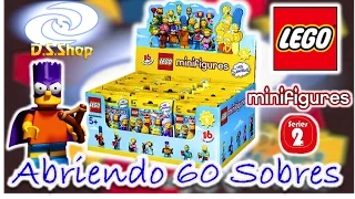 LEGO Simpsons SERIE 2 60 Sobres Review En Español lego 71009