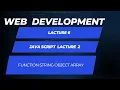 jS java script Function string object Array lacture 6