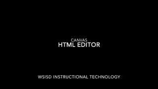 Canvas HTML Editor