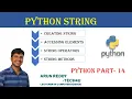 PYTHON PART 14 - STRING