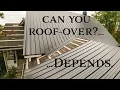 How to install a metal roof-over