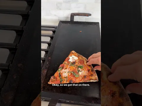 How I reheat Leftover Pizza