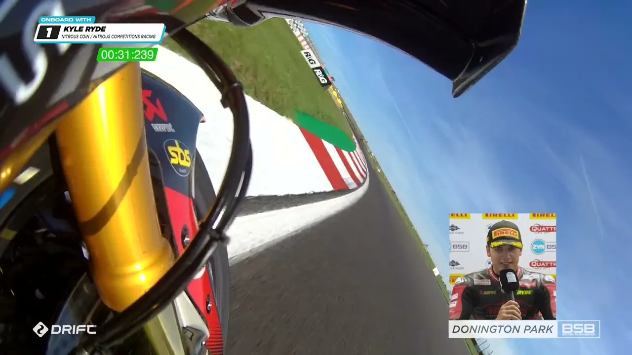 Ryde talks you through his Omologato Pole Position lap of Donington Park