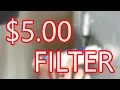 In Line Filter Install Bypass MWF Filter Housing