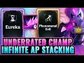Download Lagu Infinitely Stacking AP + Haste: Evelynn Q = 4 Stacks // OP Synergy | League Arena Gameplay