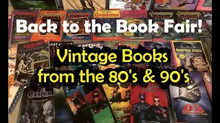 Back To The Book Fair RARE and Vintage Books from the 80 s and 90 s