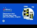 Quickstart Chat in Web Apps using MirrorFly SDKs Angular