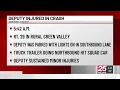 Tazewell County deputy hurt after pickup strikes patrol vehicle