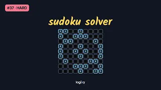 Sudoku Solver LeetCode Hard Python Logixy