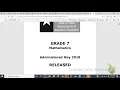 7th grade 2018 Released STAAR Test