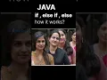 Java if else condition explained