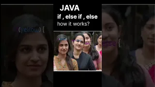 Java if else condition explained
