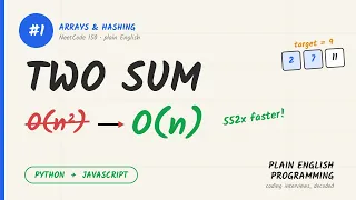 Two Sum in Plain English NeetCode 150 LeetCode 1