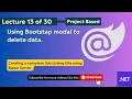 Lecture 13 Using Bootstrap Modal to Delete