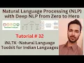 Tutorial 32 iNLTK - Natural Language Toolkit for Indic Languages iNLTK with Python Fahad Hussa