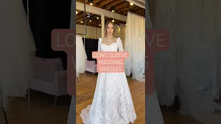 Long Sleeve Wedding Dresses Shorts Bonbonbelle Sayyestothedress Longsleeveweddingdress 