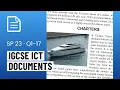 IGCSE ICT Word Documents Practical Exam Task - Specimen Paper 2 2023