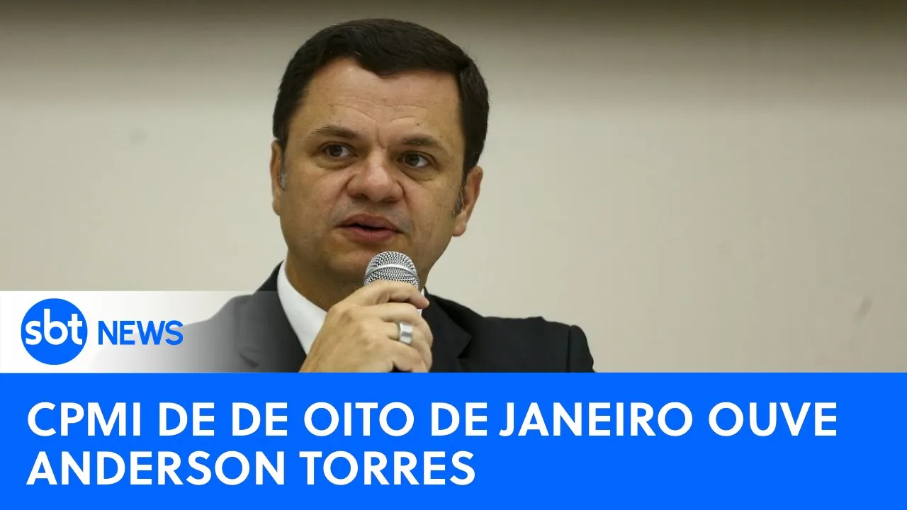 ???? SBT News na TV: Anderson Torres será ouvido nesta 3ª pela CPMI do 8 de janeiro