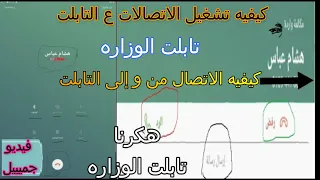 كيفيه تشغيل جهات الاتصال والرسائل والاتصال وارسال الرسائل من ع التاب تابلت الثانويه 