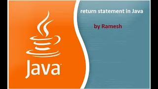 JAVA FAQ 109 Return Statement in Java