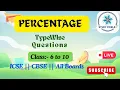 Percentage TypeWise Type 5 Easy Explanation with Tricks by StudyPixels