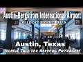 Austin Bergstrom International Airport Code AUS - Guide for Arriving Passengers to Austin TX