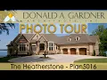 European house plan with four bedrooms and a walkout basement The Heatherstone