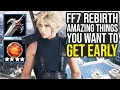 Final Fantasy 7 Rebirth Tips And Tricks - Amazing Things You Want To Get Early FF7 Rebirth Tips