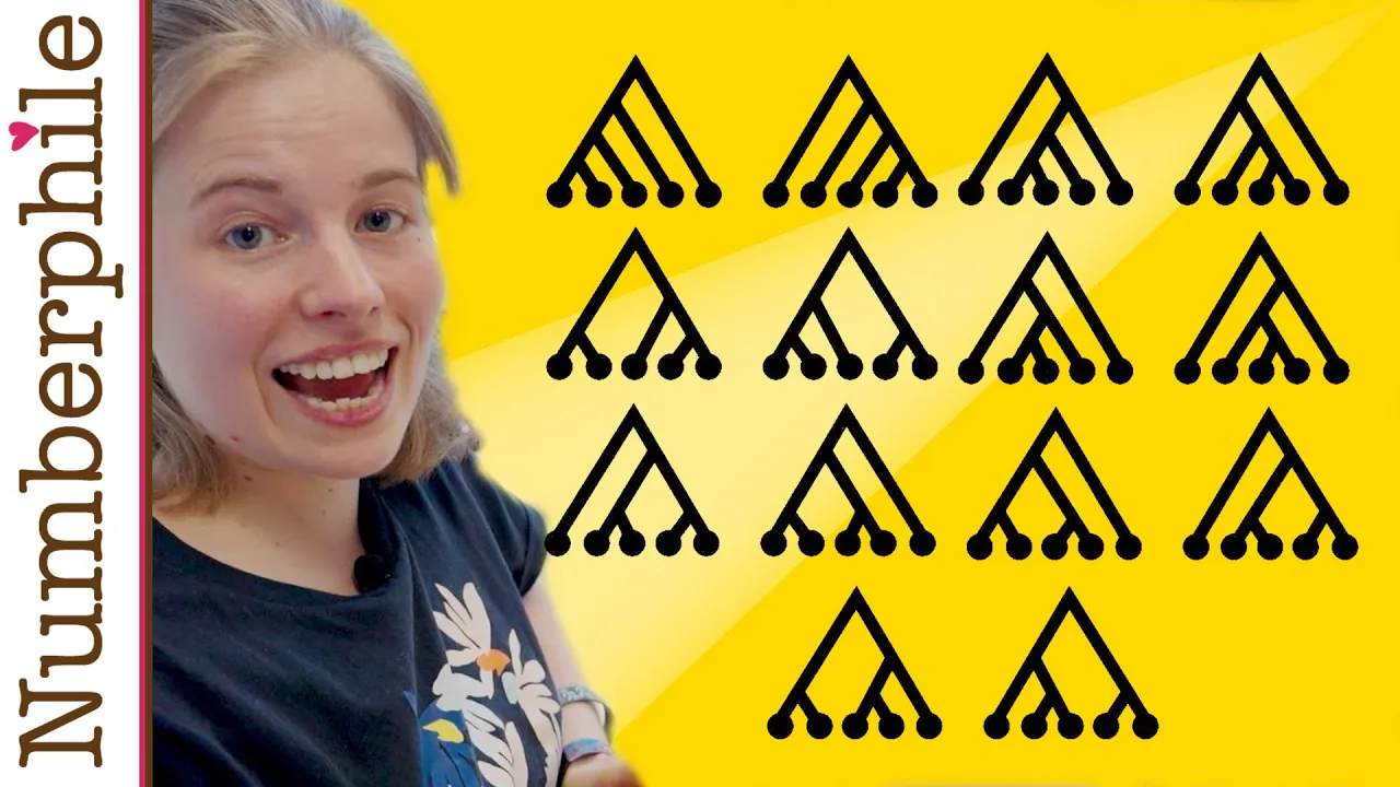 Catalan Numbers - Numberphile - YouTube thumbnail