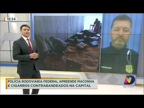 Polícia Rodoviária Federal apreende maconha e cigarros contrabandeados em Florianópolis