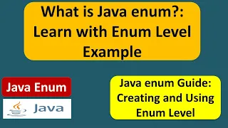 What is Java enum Learn with Enum Level Example Java enum enum in Java Java Tutorial