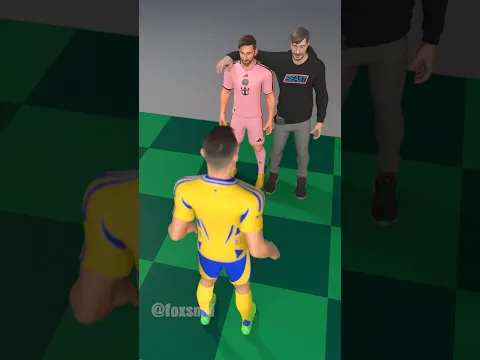 MrBeast & Cristiano Ronaldo finally meet Messi Who's that Pokémon? 82 #pokemon #memes