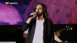 جمهور مهرجان العلمين رقص وغنى مع  بهاء سلطان    براحة شوية   دندنها