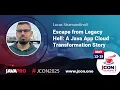 Download Lagu Escape from Legacy Hell: A Java App Cloud Transformation | Lucas Stramandinoli \u0026 Tino Reichardt (EN)