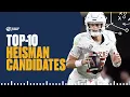 Top 10 Heisman Candidates For the 2026 College Football Season