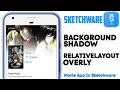 Background Shadow Overly RelativeLayout In sketchware RelativeLayout in sketchware Enc - Thor