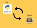 How to run Python inside Sublime Text Windows
