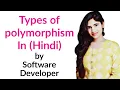 Lecture 8 Part-1 C Types of Polymorphism in hindi with example